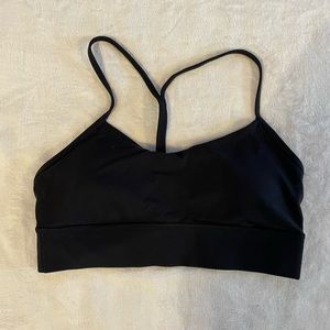 Lululemon sports bra; black; size 12